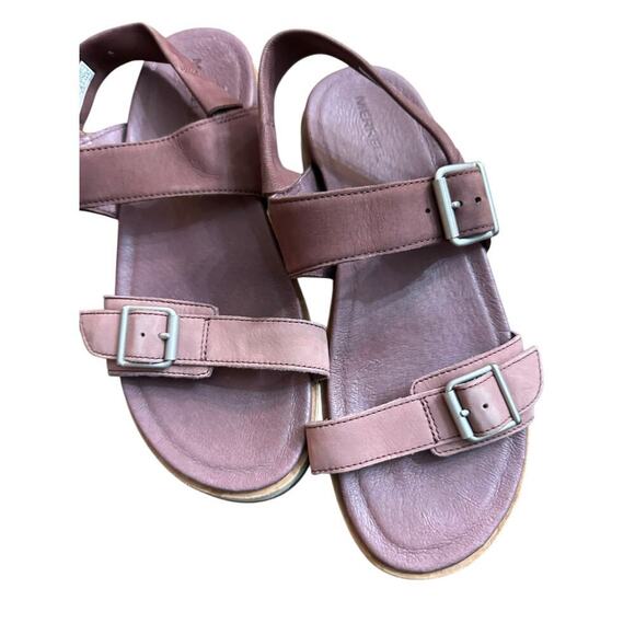 Merrell Women's Purple Juno Buckle Backstrap Leather Comfort Sandals Size 8 - Picture 1 of 5